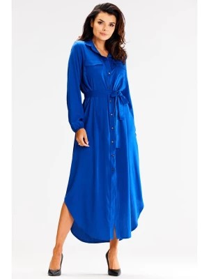Zdjęcie produktu Awama Sukienka w kolorze niebieskim rozmiar: L/XL