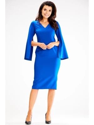Zdjęcie produktu Awama Sukienka w kolorze niebieskim rozmiar: L