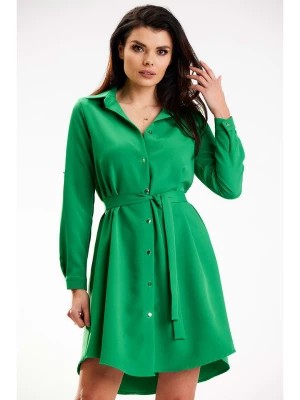 Zdjęcie produktu Awama Sukienka w kolorze zielonym rozmiar: S