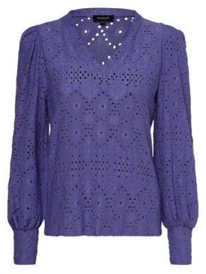Zdjęcie produktu Aygill's Bluzka damska Kobiety lila wypukły wzór tkaniny,