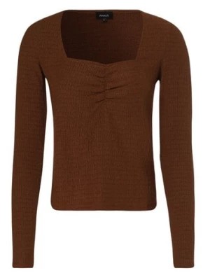 Zdjęcie produktu Aygill's Damska koszulka z długim rękawem Kobiety Sztuczne włókno brązowy jednolity,