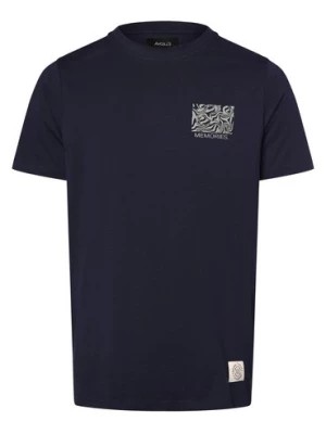Zdjęcie produktu Aygill's Koszulka męska Mężczyźni Bawełna niebieski nadruk,