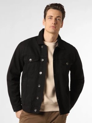 Zdjęcie produktu Aygill's Męska kurtka jeansowa Mężczyźni czarny jednolity,