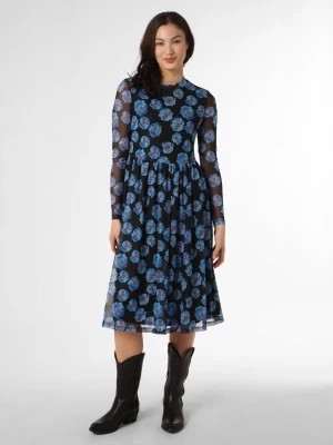 Zdjęcie produktu Aygill's Sukienka damska Kobiety Sztuczne włókno czarny|niebieski|wielokolorowy wzorzysty,