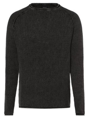 Zdjęcie produktu Aygill's Sweter męski Mężczyźni Bawełna czarny|szary jednolity,
