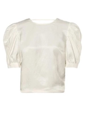 Zdjęcie produktu ba&sh Bluzka damska z dodatkiem lnu Kobiety wiskoza biały jednolity,