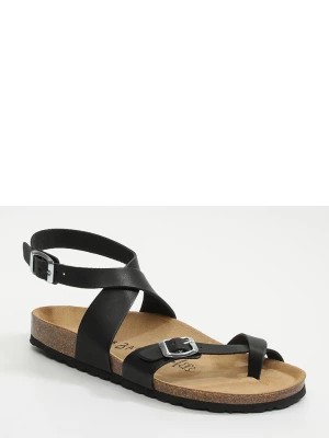 Zdjęcie produktu BACKSUN Skórzane sandały "Mala" w kolorze czarnym rozmiar: 37