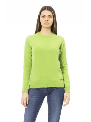 Zdjęcie produktu Baldinini Trend Wełniany sweter w kolorze zielonym rozmiar: M