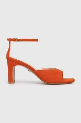 Zdjęcie produktu Baldowski sandały zamszowe kolor pomarańczowy