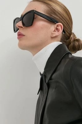 Zdjęcie produktu Balenciaga okulary przeciwsłoneczne damskie kolor czarny BB0231S