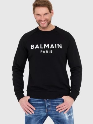 Zdjęcie produktu BALMAIN Czarna bluza męska z logo