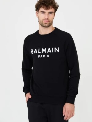 Zdjęcie produktu BALMAIN Czarna bluza Printed Sweatshirt