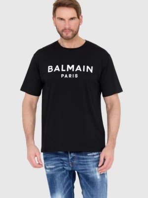 Zdjęcie produktu BALMAIN Czarny t-shirt męski z logo