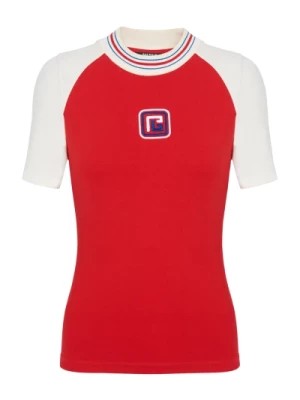 Zdjęcie produktu Balmain, Retro PB T-Shirt Red, female,