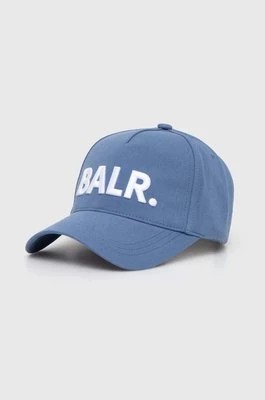 Zdjęcie produktu BALR. czapka z daszkiem bawełniana Game Day kolor niebieski z aplikacją B6110 1063