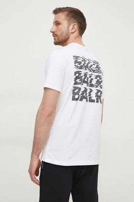 Zdjęcie produktu BALR. t-shirt bawełniany BALR. Glitch męski kolor biały z nadrukiem B1112 1243