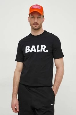 Zdjęcie produktu BALR. t-shirt bawełniany męski kolor czarny z nadrukiem B1112 1048