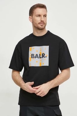Zdjęcie produktu BALR. t-shirt bawełniany męski kolor czarny z nadrukiem B1112 1245