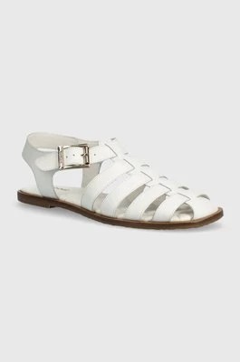 Zdjęcie produktu Barbour sandały skórzane Macy damskie kolor biały LFO0683WH12