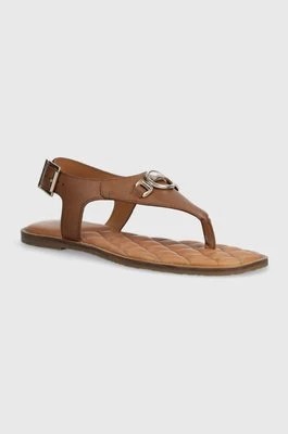 Zdjęcie produktu Barbour sandały skórzane Vivienne damskie kolor brązowy LFO0682TA52