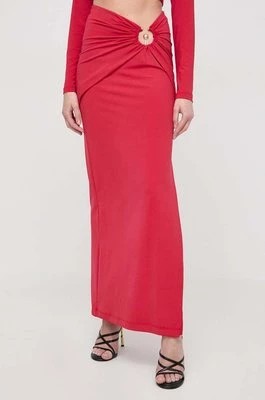 Zdjęcie produktu Bardot spódnica kolor czerwony maxi ołówkowa