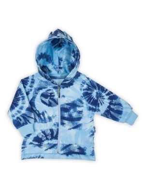 Zdjęcie produktu Bawełniana bluza chłopięca we wzory niebieska Nicol