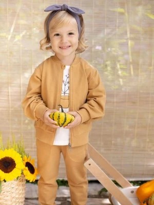 Zdjęcie produktu Bawełniana bluza dziewczęca - żółta Pinokio