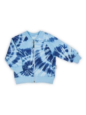 Zdjęcie produktu Bawełniana bluza niemowlęca we wzory niebieska Nicol