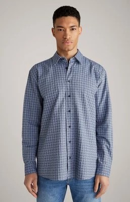Zdjęcie produktu Bawełniana koszula Hale w kolorze niebieskim w deseń Joop