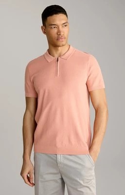 Zdjęcie produktu Bawełniana koszulka polo Vancro w kolorze brzoskwiniowym Joop