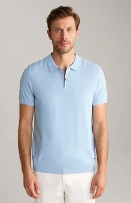 Zdjęcie produktu Bawełniana koszulka polo Vancro w kolorze jasnoniebieskim Joop