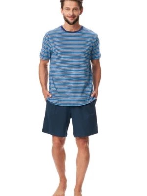 Zdjęcie produktu Bawełniana piżama męska w paski key