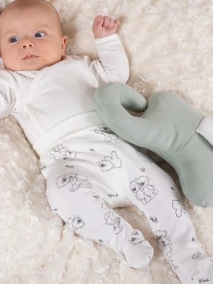 Zdjęcie produktu Bawełniane body niemowlęce kremowe Nicol