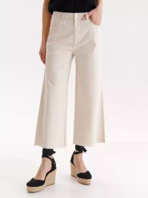 Zdjęcie produktu Bawełniane spodnie damskie o długości 7/8 TOP SECRET