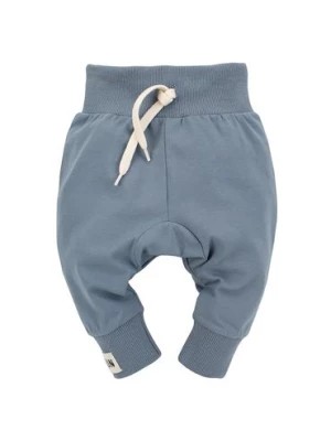 Zdjęcie produktu Bawełniane spodnie dresowe chłopięce - niebieskie Pinokio