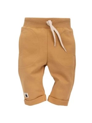 Zdjęcie produktu Bawełniane spodnie niemowlęce - żółte Pinokio