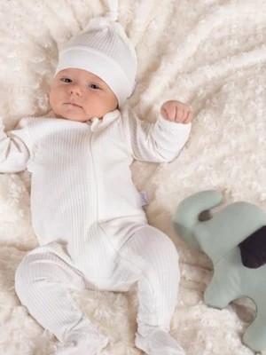 Zdjęcie produktu Bawełniany kremowy pajac niemowlęcy Nicol