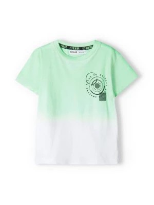 Zdjęcie produktu Bawełniany t-shirt dla chłopca z nadrukiem Minoti