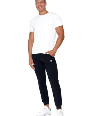 Zdjęcie produktu Bawełniany t -shirt męski z okrągłym dekoltem - 2 pak - białe Moraj