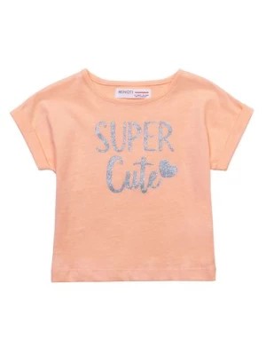 Zdjęcie produktu Bawełniany t-shirt pomarańczowy niemowlęcy- Super Cute Minoti