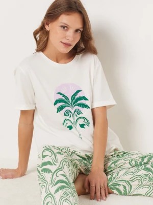 Zdjęcie produktu Bawełniany t-shirt z nadrukiem Etam