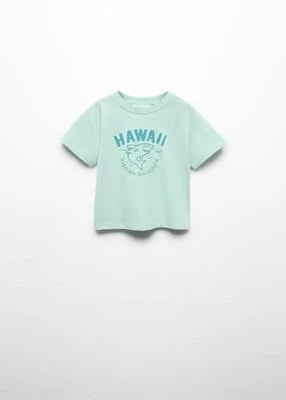 Zdjęcie produktu Bawełniany wzorzysty t-shirt MANGO BABY