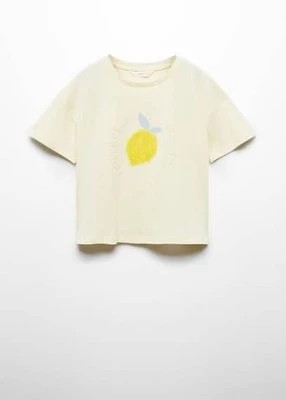 Zdjęcie produktu Bawełniany wzorzysty t-shirt Mango Kids