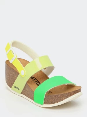 Zdjęcie produktu BAYTON Sandały w kolorze żółto-zielonym rozmiar: 40