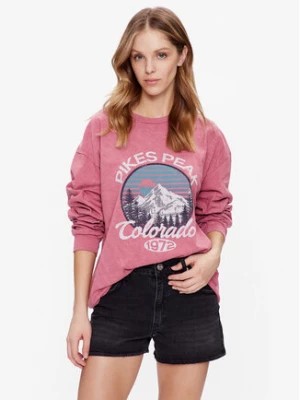 Zdjęcie produktu BDG Urban Outfitters Bluza BDG PIKES PEAKS SKATE LS 76471234 Różowy Oversize