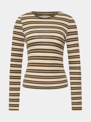 Zdjęcie produktu BDG Urban Outfitters Bluza Striped Crew Neck Ls 77096915 Beżowy Slim Fit