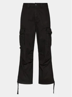 Zdjęcie produktu BDG Urban Outfitters Spodnie materiałowe Mix Herringbone Cargo 77395317 Czarny Regular Fit