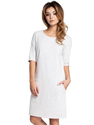 Zdjęcie produktu Be Wear Sukienka w kolorze jasnoszarym rozmiar: XL