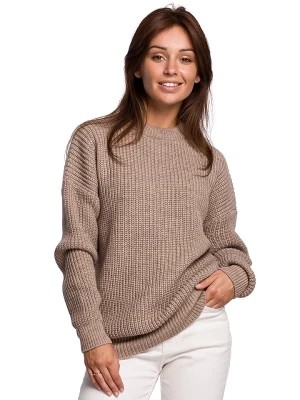 Zdjęcie produktu Be Wear Sweter w kolorze szarobrązowym rozmiar: S/M