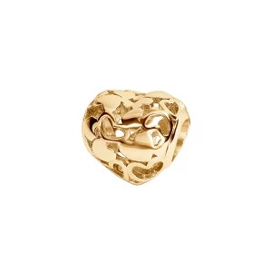 Zdjęcie produktu Beads srebrny pozłacany - serce - Dots Dots - Biżuteria YES
